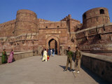 Red Fort, Built by Akbar in 1565, Completed by Aurangzeb, Agra, Uttar Pradesh State, India