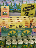 Cannabis Seed Starter Kits, Bloemenmarkt, Amsterdam, Netherlands, Europe