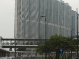 Huge Residential Apartment Blocks in the Town of Tung Chung, Lantau Island, Hong Kong, China