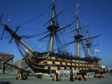 Hms Victory in Dock at Portsmouth, Hampshire, England, United Kingdom, Europe