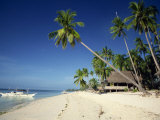 Alona Beach on the Island of Panglao Off the Coast of Bohol, in the Philippines, Southeast Asia