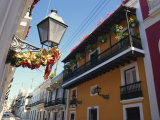 Buy Balconies on Typical Street in the Old Town, San Juan, Puerto Rico, Central America at AllPosters.com