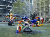 Buy Colourful Sculptures of the Tinguely Fountain, Pompidou Centre, Beaubourg, Paris, France, Europe at AllPosters.com