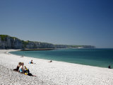 Beach at Fecamp, Cote D'Albatre, Normandy, France, Europe