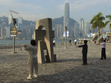 Buy Early Morning Tai Chi Class on the Tsim Sha Tsui Waterfront, Kowloon, Hong Kong, China at AllPosters.com