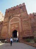 Red Fort, Built by Akbar in 1565, Completed by Aurangzeb, Agra, Uttar Pradesh State, India