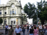 People by the Old Post Office, San Jose, Costa Rica, Central America