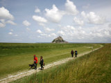 Mont St. Michel, UNESCO World Heritage Site, Normandy, France, Europe