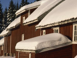Barn at Lorenseter, Nordmarka, Oslo, Norway, Scandinavia, Europe