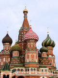 St. Basils Cathedral, Red Square, UNESCO World Heritage Site, Moscow, Russia, Europe