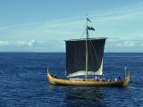 Replica of the Gokstad Viking Ship, Norway, Scandinavia, Europe
