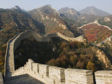 Autumn Colours on the Great Wall of China at Badaling, China