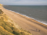Eype Mouth, Dorset Coast Path to Thornecombe Beacon, Jurassic Coast, Dorset, England, UK Photographic Print