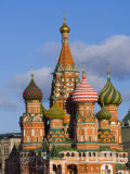 St. Basils Cathedral, Red Square, UNESCO World Heritage Site, Moscow, Russia, Europe