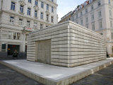 Jewish Holocaust Memorial in Judenplatz, Vienna, Austria, Europe