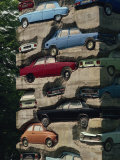 Long Term Parking, Arman 1982, Fondation Cartier at Jouy-En-Josas, Ile De France, France, Europe