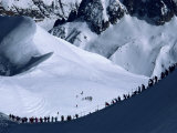 Vallee Blanche, Mont Blanc, Chamonix, Rhone Alpes, France
