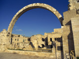Arch of the Hurva Synagogue in the Jewish Quarter of the Old City of Jerusalem, Israel, Middle East