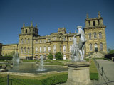 Blenheim Palace from the Gardens, Woodstock, Oxfordshire, England, United Kingdom, Europe