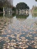 Pool, Canopo, Hadrian's Villa, UNESCO World Heritage Site, Tivoli, Near Rome, Lazio, Italy