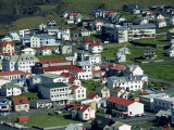 Commercial Buildings, Apartments and Houses in the Town of Heimaey, Iceland, Polar Regions