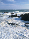 Buy Waves Breaking on the Rocks Along the Corniche D'Esterel, Alpes-Maritimes, Provence, France at AllPosters.com