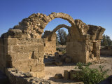 Byzantine Castle Dating from the 2nd Century AD, Destroyed in an Earthquake, Kato Paphos, Cyprus