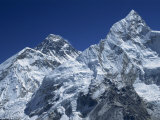 Snow-Capped Peak of Mount Everest, Seen from Kala Pattar, Himalaya Mountains, Nepal