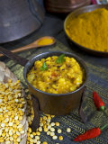 Indian Food, Pan of Dhal, India