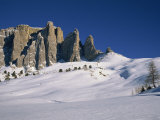 Passo Sella Near the Ski Resort of Val Gardena in the Val Di Fassa in the Dolomites, Italy