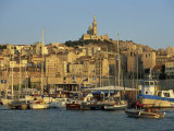 Vieux Port to the Basilica of Notre Dame De La Garde, Marseille, Provence, France