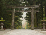 Stone Torii, Tosho-Gu Shrine, Nikko, Central Honshu, Japan
