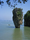 Limestone Stack on Ko Tapu, Phang Nga Bay, Thailand, Southeast Asia