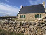 Old House Near Creac'H Lighthouse, Ile D'Ouessant, Brittany, France, Europe