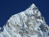 Snow Covered Nuptse Peak Seen from Kala Patar in the Himalayas, Nepal