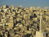 Aerial View over Jebel Alqala'A, Amman, Jordan, Middle East