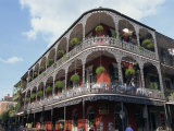 Exterior of a Building with Balconies, French Quarter Architecture, New Orleans, Louisiana, USA