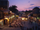 Sandriavani Square in Rhodes Old Town, Rhodes, Dodecanese, Greek Islands, Greece