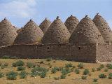 Stone Built Beehive Houses Now Used as Cattle Byres and Granaries, Kurdistan, Anatolia, Turkey