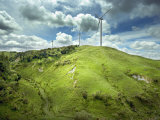 Te Apiti Wind Farm, on the Lower Ruahine Ranges, Manawatu, North Island, New Zealand, Pacific
