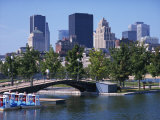 City Skyline from the Old Port, Montreal, Quebec, Canada, North America