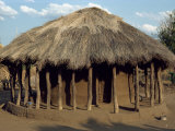 Typical House in Village, Zambia, Africa