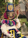 Person Wearing Mask, Gombey, Bermuda, Central America
