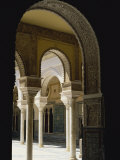 View Through Archway to the Patio Principal, Casa De Pilatos, Seville, Andalucia, Spain