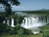 Aerial View over Tissisat Falls, Ethiopia, Africa