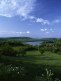 Bend in the Danube River, Hungary, Europe