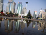 Buy Tai Chi Morning Exercise, Government Square, Kunming, Yunnan, China at AllPosters.com