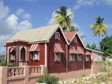 Chattel House, Speightstown, Barbados, West Indies, Caribbean, Central America