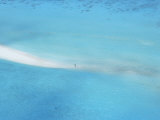 Woman Walking on Sandbank, Maldives, Indian Ocean