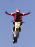 Buy Motocross Rider Flying Through the Air at AllPosters.com